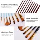10pcs Paint Brushes Set Kit Artist Paintbrush Multiple Mediums Brushes with Nylon Hair for Artist Acrylic Aquarelle Watercolor Gouache Oil Painting for Great Art Drawing Supplies 10pcs Paint Brushes Set Kit Artist Paintbrush Multiple Mediums Brushes with Nylon Hair for Artist Acrylic Aquarelle Watercolor Gouache Oil Painting for Great Art Drawing Supplies