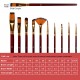 10pcs Paint Brushes Set Kit Artist Paintbrush Multiple Mediums Brushes with Nylon Hair for Artist Acrylic Aquarelle Watercolor Gouache Oil Painting for Great Art Drawing Supplies 10pcs Paint Brushes Set Kit Artist Paintbrush Multiple Mediums Brushes with Nylon Hair for Artist Acrylic Aquarelle Watercolor Gouache Oil Painting for Great Art Drawing Supplies