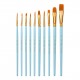 10pcs Professional Artist Paint Brushes Set Nylon Hair Delicate Wooden Handle Paintbrushes Art Supplies Gift for Children Adults Beginners for Acrylic Oil Watercolor Gouache Nail Body Face Miniature Detail Rock Painting 10pcs Professional Artist Paint Brushes Set Nylon Hair Delicate Wooden Handle Paintbrushes Art Supplies Gift for Children Adults Beginners for Acrylic Oil Watercolor Gouache Nail Body Face Miniature Detail Rock Painting