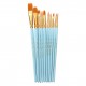 10pcs Professional Artist Paint Brushes Set Nylon Hair Delicate Wooden Handle Paintbrushes Art Supplies Gift for Children Adults Beginners for Acrylic Oil Watercolor Gouache Nail Body Face Miniature Detail Rock Painting 10pcs Professional Artist Paint Brushes Set Nylon Hair Delicate Wooden Handle Paintbrushes Art Supplies Gift for Children Adults Beginners for Acrylic Oil Watercolor Gouache Nail Body Face Miniature Detail Rock Painting