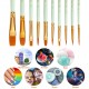 10pcs Professional Artist Paint Brushes Set Nylon Hair Delicate Wooden Handle Paintbrushes Art Supplies Gift for Children Adults Beginners for Acrylic Oil Watercolor Gouache Nail Body Face Miniature Detail Rock Painting 10pcs Professional Artist Paint Brushes Set Nylon Hair Delicate Wooden Handle Paintbrushes Art Supplies Gift for Children Adults Beginners for Acrylic Oil Watercolor Gouache Nail Body Face Miniature Detail Rock Painting