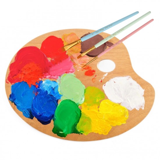 10pcs Professional Artist Paint Brushes Set Nylon Hair Delicate Wooden Handle Paintbrushes Art Supplies Gift for Children Adults Beginners for Acrylic Oil Watercolor Gouache Nail Body Face Miniature Detail Rock Painting 10pcs Professional Artist Paint Brushes Set Nylon Hair Delicate Wooden Handle Paintbrushes Art Supplies Gift for Children Adults Beginners for Acrylic Oil Watercolor Gouache Nail Body Face Miniature Detail Rock Painting