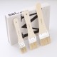 3pcs Professional Flat Paintbrush Set Bristle Paint Brush Wooden Handle Artist Paint Tool for Acrylic Oil Gouache Watercolor Wall Arts and Craft Painting DIY Projects Household Clean 3pcs Professional Flat Paintbrush Set Bristle Paint Brush Wooden Handle Artist Paint Tool for Acrylic Oil Gouache Watercolor Wall Arts and Craft Painting DIY Projects Household Clean