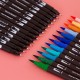 12 Colors Dual Tip Brush Pens Art Markers Set Brush and Fine Tips Colored Pens for Children Adults Artists Drawing Sketching Coloring Calligraphy Hand Lettering Journaling Planner Art Projects 12 Colors Dual Tip Brush Pens Art Markers Set Brush and Fine Tips Colored Pens for Children Adults Artists Drawing Sketching Coloring Calligraphy Hand Lettering Journaling Planner Art Projects