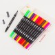 12 Colors Dual Tip Brush Pens Art Markers Set Brush and Fine Tips Colored Pens for Children Adults Artists Drawing Sketching Coloring Calligraphy Hand Lettering Journaling Planner Art Projects 12 Colors Dual Tip Brush Pens Art Markers Set Brush and Fine Tips Colored Pens for Children Adults Artists Drawing Sketching Coloring Calligraphy Hand Lettering Journaling Planner Art Projects