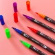 12 Colors Dual Tip Brush Pens Art Markers Set Brush and Fine Tips Colored Pens for Children Adults Artists Drawing Sketching Coloring Calligraphy Hand Lettering Journaling Planner Art Projects 12 Colors Dual Tip Brush Pens Art Markers Set Brush and Fine Tips Colored Pens for Children Adults Artists Drawing Sketching Coloring Calligraphy Hand Lettering Journaling Planner Art Projects