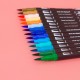 12 Colors Dual Tip Brush Pens Art Markers Set Brush and Fine Tips Colored Pens for Children Adults Artists Drawing Sketching Coloring Calligraphy Hand Lettering Journaling Planner Art Projects 12 Colors Dual Tip Brush Pens Art Markers Set Brush and Fine Tips Colored Pens for Children Adults Artists Drawing Sketching Coloring Calligraphy Hand Lettering Journaling Planner Art Projects