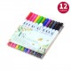 12 Colors Dual Tips Brush Pens Art Markers Brush and Fine Point Colored Pen for Children Adults Artists Drawing Coloring Books Calligraphy Writing Journaling Planner Hand Lettering 12 Colors Dual Tips Brush Pens Art Markers Brush and Fine Point Colored Pen for Children Adults Artists Drawing Coloring Books Calligraphy Writing Journaling Planner Hand Lettering