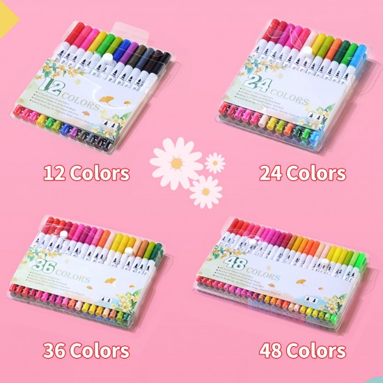 12 Colors Dual Tips Brush Pens Art Markers Brush and Fine Point Colored Pen for Children Adults Artists Drawing Coloring Books Calligraphy Writing Journaling Planner Hand Lettering 12 Colors Dual Tips Brush Pens Art Markers Brush and Fine Point Colored Pen for Children Adults Artists Drawing Coloring Books Calligraphy Writing Journaling Planner Hand Lettering