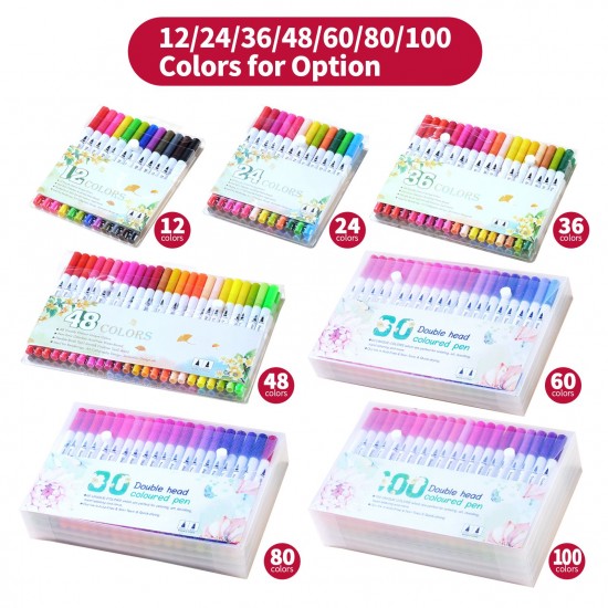 12 Colors Dual Tips Brush Pens Art Markers Brush and Fine Point Colored Pen for Children Adults Artists Drawing Coloring Books Calligraphy Writing Journaling Planner Hand Lettering 12 Colors Dual Tips Brush Pens Art Markers Brush and Fine Point Colored Pen for Children Adults Artists Drawing Coloring Books Calligraphy Writing Journaling Planner Hand Lettering