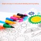 12 Colors Markers Set Double Tipped Colored Pens Fine Point Art Markers for Kids Adults Coloring Drawing Illustrations Artist Sketching 12 Colors Markers Set Double Tipped Colored Pens Fine Point Art Markers for Kids Adults Coloring Drawing Illustrations Artist Sketching