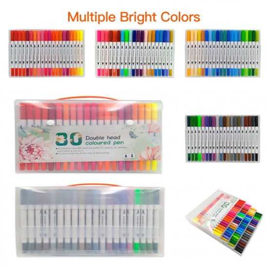 12 Colors Markers Set Double Tipped Colored Pens Fine Point Art Markers for Kids Adults Coloring Drawing Illustrations Artist Sketching 12 Colors Markers Set Double Tipped Colored Pens Fine Point Art Markers for Kids Adults Coloring Drawing Illustrations Artist Sketching