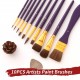 Artist Paint Brushes Set for Acrylic Painting Paintbrushes Horse Bristle Hair Wooden Handle with Cloth Bag Carrying Box for Oil Watercolor Gouache Body Face Model Drawing Arts Crafts Supplies Artist Paint Brushes Set for Acrylic Painting Paintbrushes Horse Bristle Hair Wooden Handle with Cloth Bag Carrying Box for Oil Watercolor Gouache Body Face Model Drawing Arts Crafts Supplies