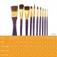 Artist Paint Brushes Set for Acrylic Painting Paintbrushes Horse Bristle Hair Wooden Handle with Cloth Bag Carrying Box for Oil Watercolor Gouache Body Face Model Drawing Arts Crafts Supplies Artist Paint Brushes Set for Acrylic Painting Paintbrushes Horse Bristle Hair Wooden Handle with Cloth Bag Carrying Box for Oil Watercolor Gouache Body Face Model Drawing Arts Crafts Supplies