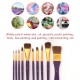Artist Paint Brushes Set for Acrylic Painting Paintbrushes Horse Bristle Hair Wooden Handle with Cloth Bag Carrying Box for Oil Watercolor Gouache Body Face Model Drawing Arts Crafts Supplies Artist Paint Brushes Set for Acrylic Painting Paintbrushes Horse Bristle Hair Wooden Handle with Cloth Bag Carrying Box for Oil Watercolor Gouache Body Face Model Drawing Arts Crafts Supplies