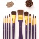 Artist Paint Brushes Set for Acrylic Painting Paintbrushes Horse Bristle Hair Wooden Handle with Cloth Bag Carrying Box for Oil Watercolor Gouache Body Face Model Drawing Arts Crafts Supplies Artist Paint Brushes Set for Acrylic Painting Paintbrushes Horse Bristle Hair Wooden Handle with Cloth Bag Carrying Box for Oil Watercolor Gouache Body Face Model Drawing Arts Crafts Supplies