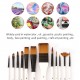 12pcs Professional Artist Paint Brushes Set Bag Pack Nylon Hair Delicate Wooden Handle Paintbrushes Carry Case Art Supplies Gift for Children Adults Beginners for Acrylic Oil Watercolor Gouache Nail Body Face Miniature Detail Rock Painting 12pcs Professional Artist Paint Brushes Set Bag Pack Nylon Hair Delicate Wooden Handle Paintbrushes Carry Case Art Supplies Gift for Children Adults Beginners for Acrylic Oil Watercolor Gouache Nail Body Face Miniature Detail Rock Painting