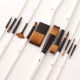 12pcs Professional Artist Paint Brushes Set Bag Pack Nylon Hair Delicate Wooden Handle Paintbrushes Carry Case Art Supplies Gift for Children Adults Beginners for Acrylic Oil Watercolor Gouache Nail Body Face Miniature Detail Rock Painting 12pcs Professional Artist Paint Brushes Set Bag Pack Nylon Hair Delicate Wooden Handle Paintbrushes Carry Case Art Supplies Gift for Children Adults Beginners for Acrylic Oil Watercolor Gouache Nail Body Face Miniature Detail Rock Painting