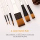 12pcs Professional Artist Paint Brushes Set Bag Pack Nylon Hair Delicate Wooden Handle Paintbrushes Carry Case Art Supplies Gift for Children Adults Beginners for Acrylic Oil Watercolor Gouache Nail Body Face Miniature Detail Rock Painting 12pcs Professional Artist Paint Brushes Set Bag Pack Nylon Hair Delicate Wooden Handle Paintbrushes Carry Case Art Supplies Gift for Children Adults Beginners for Acrylic Oil Watercolor Gouache Nail Body Face Miniature Detail Rock Painting