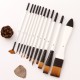 12pcs Professional Artist Paint Brushes Set Bag Pack Nylon Hair Delicate Wooden Handle Paintbrushes Carry Case Art Supplies Gift for Children Adults Beginners for Acrylic Oil Watercolor Gouache Nail Body Face Miniature Detail Rock Painting 12pcs Professional Artist Paint Brushes Set Bag Pack Nylon Hair Delicate Wooden Handle Paintbrushes Carry Case Art Supplies Gift for Children Adults Beginners for Acrylic Oil Watercolor Gouache Nail Body Face Miniature Detail Rock Painting