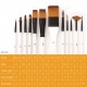 12pcs Professional Artist Paint Brushes Set Bag Pack Nylon Hair Delicate Wooden Handle Paintbrushes Carry Case Art Supplies Gift for Children Adults Beginners for Acrylic Oil Watercolor Gouache Nail Body Face Miniature Detail Rock Painting 12pcs Professional Artist Paint Brushes Set Bag Pack Nylon Hair Delicate Wooden Handle Paintbrushes Carry Case Art Supplies Gift for Children Adults Beginners for Acrylic Oil Watercolor Gouache Nail Body Face Miniature Detail Rock Painting