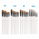 24pcs Draw Paint Brushes Set Kit Artist Paintbrush Round Brushes with Nylon Hair for Artist Acrylic Aquarelle Watercolor Gouache Face Painting for Great Art Drawing Supplies for Painter Students 24pcs Draw Paint Brushes Set Kit Artist Paintbrush Round Brushes with Nylon Hair for Artist Acrylic Aquarelle Watercolor Gouache Face Painting for Great Art Drawing Supplies for Painter Students