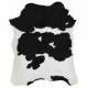 Calfskin Mixed Black and White 70x100 cm Calfskin Mixed Black and White 70x100 cm