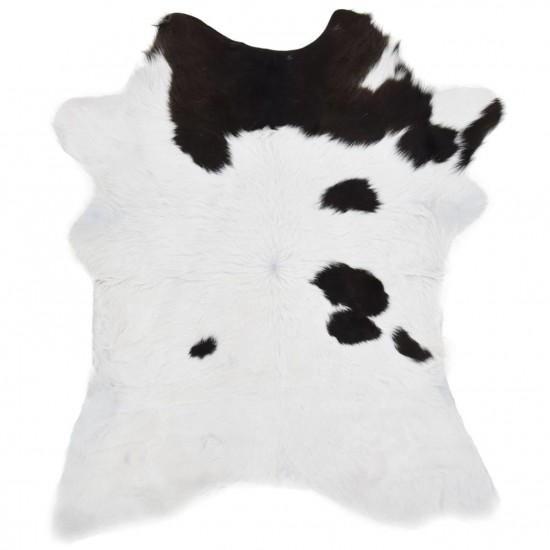 Calfskin Mixed Black and White 70x100 cm Calfskin Mixed Black and White 70x100 cm