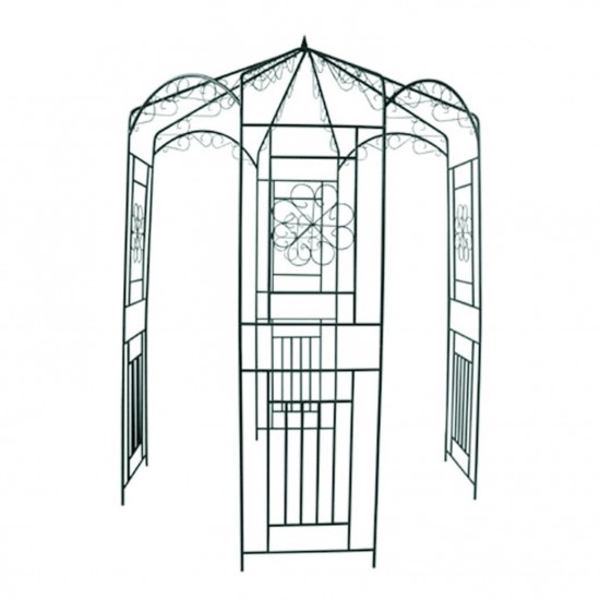 Garden Arch 250 cm Dark Green Garden Arch 250 cm Dark Green
