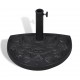 Resin Half Round Parasol Base Resin Half Round Parasol Base