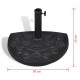 Resin Half Round Parasol Base Resin Half Round Parasol Base