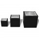 Garden Raised Beds 3 pcs Poly Rattan Black Garden Raised Beds 3 pcs Poly Rattan Black