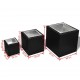 Garden Raised Beds 3 pcs Poly Rattan Black Garden Raised Beds 3 pcs Poly Rattan Black