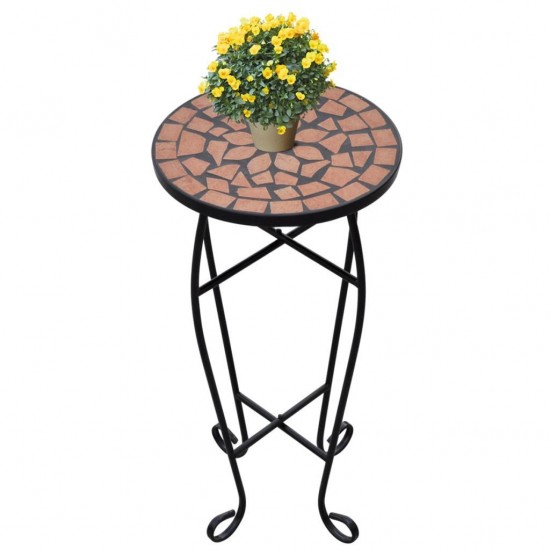 Mosaic Side Table Plant Table Terracotta Mosaic Side Table Plant Table Terracotta