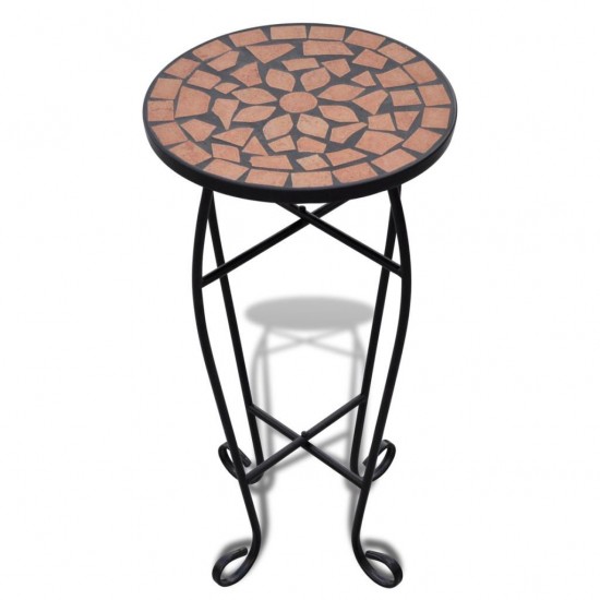 Mosaic Side Table Plant Table Terracotta Mosaic Side Table Plant Table Terracotta