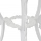 3 Piece Bistro Set Cast Aluminium White 3 Piece Bistro Set Cast Aluminium White