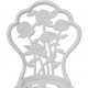 3 Piece Bistro Set Cast Aluminium White 3 Piece Bistro Set Cast Aluminium White