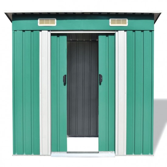 Garden Shed Green Metal Garden Shed Green Metal
