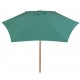 Parasol 270x270 cm Wooden Pole Green Parasol 270x270 cm Wooden Pole Green