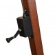 Hanging Parasol 300x300 cm Wooden Pole Green Hanging Parasol 300x300 cm Wooden Pole Green