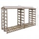 Firewood Storage Shed 300x90x176 cm Impregnated Pinewood Firewood Storage Shed 300x90x176 cm Impregnated Pinewood