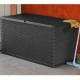 Garden Storage Box Anthracite 120x56x63 cm PP Rattan Garden Storage Box Anthracite 120x56x63 cm PP Rattan