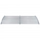 Door Canopy Grey 300x100 cm PC Door Canopy Grey 300x100 cm PC