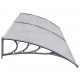 Door Canopy Grey 300x100 cm PC Door Canopy Grey 300x100 cm PC