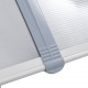Door Canopy Grey 300x100 cm PC Door Canopy Grey 300x100 cm PC