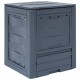 Garden Composter Grey 60x60x73 cm 260 L Garden Composter Grey 60x60x73 cm 260 L