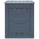 Garden Composter Grey 60x60x73 cm 260 L Garden Composter Grey 60x60x73 cm 260 L