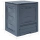 Garden Composter Grey 60x60x73 cm 260 L Garden Composter Grey 60x60x73 cm 260 L