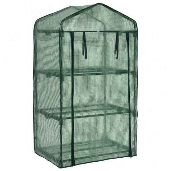 3-Tier Mini Greenhouse 69x49x125 cm 3-Tier Mini Greenhouse 69x49x125 cm
