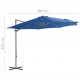 Cantilever Umbrella with Steel Pole Azure Blue 300 cm Cantilever Umbrella with Steel Pole Azure Blue 300 cm